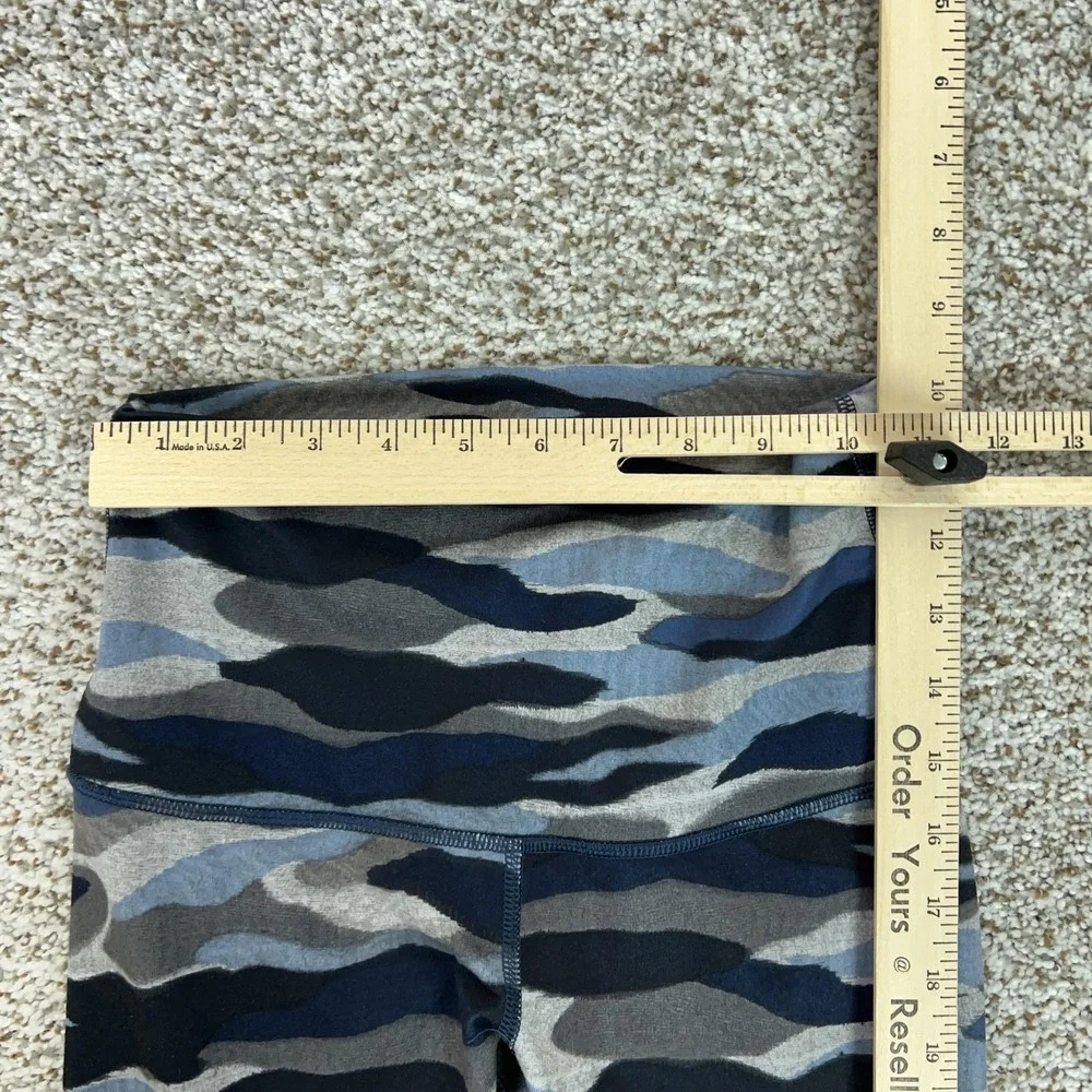 Lululemon Pants Womens 4 Blue Camo Align Mid Rise Leggings Yoga Gym‎ Workout